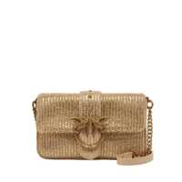 Genti de umar Pinko Love One Rafia Crossbody Bag Femei