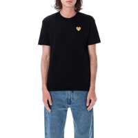 Tricouri Comme des Garçons Dama - Tricouri Comme des Garons Comme Des Garons Play Golden Heart Patch T-Shirt Black Femei (BM 18080742) - B-mall.ro