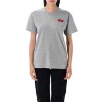 Tricouri Comme Des Garçons Play Double Patch T-Shirt Femei