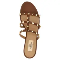 Sandale Valentino Garavani Dama - Sandale Valentino Garavani Valentino Garavani Valentino Garavani Rockstud Sandals BROWN Femei (BM 18081366) - B-mall.ro