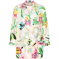 Camasi Gucci Printed Silk Shirt Femei