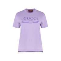 Tricouri Gucci Cotton Crew-Neck T-Shirt Femei