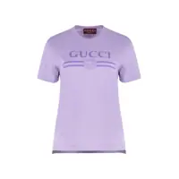 Tricouri Gucci Cotton Crew-Neck T-Shirt Femei