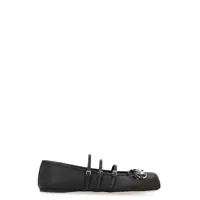 Balerini Gucci Leather Ballet Flats Femei