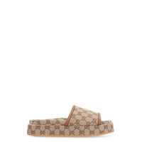 Sandale Gucci Original Gg Fabric Slides Femei