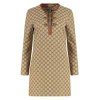 Rochii Gucci Gg Jacquard Fabric Dress Femei