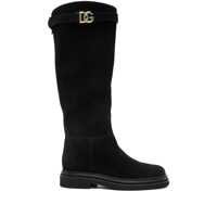 Bocanci Dolce & Gabbana Suede Knee High Boots Femei