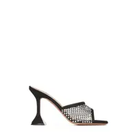 Pantofi cu toc Amina Muaddi Lupita Crystal Net 95 Sandals Femei