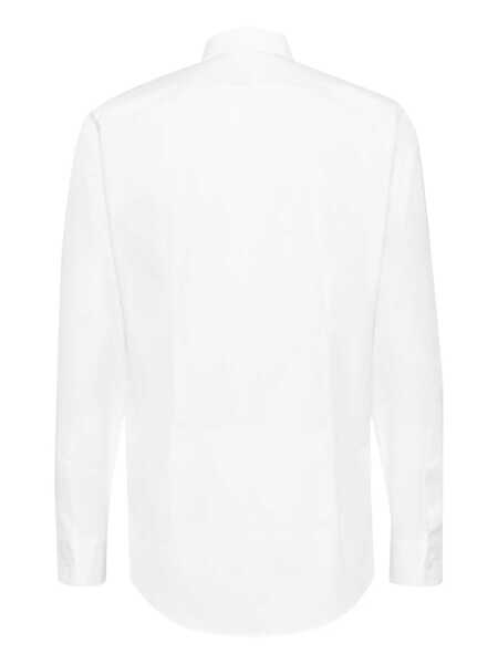 Camasi DSQUARED2 DSQUARED2 Easy Slim Mini Dean Collar Shirt WHITE Barbati (BM 18085773) 2