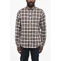 Camasi casual Checked Cotton Button Down Shirt Barbati