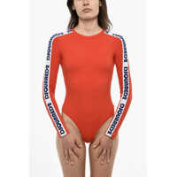 Bluze Long Sleeve Body With Logo Bands Femei