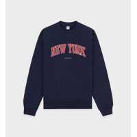 Pulovere casual SPORTY&RICH CREWNECK ST071606304BL106 DARK NAVY Femei