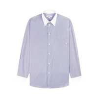 Camasi casual SPORTY&RICH SHIRT SI019606302ST02 BLUE STRIPED Femei