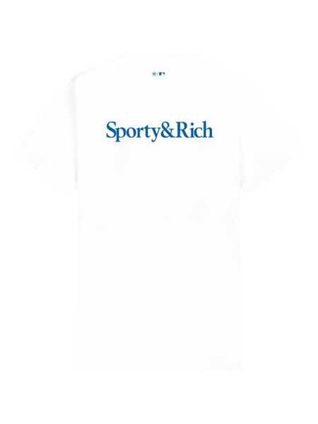 Tricouri SPORTY & RICH SPORTY&RICH T-SHIRT TO043627666WH01 WHITE White Femei (BM 18086697) 2