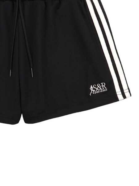 Pantaloni scurti SPORTY & RICH SPORTY&RICH SHORT SH029622139BA01 BLACK Black Femei (BM 18086724) 2