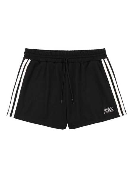 Pantaloni scurti SPORTY & RICH SPORTY&RICH SHORT SH029622139BA01 BLACK Black Femei (BM 18086724) 1