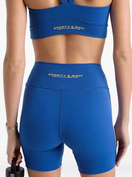 Pantaloni scurti SPORTY & RICH SPORTY&RICH BIKER SHORT SH046622324BL67 PARIS BLUE Paris Blue Femei (BM 18086739) 4