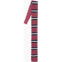 Cravate CORNELIANI Balanced Stripe Crochet Silk Tie