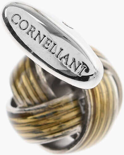 Butoni CORNELIANI Brass Cufflinks With Knot Design Yellow Barbati (BM 18086833) 3