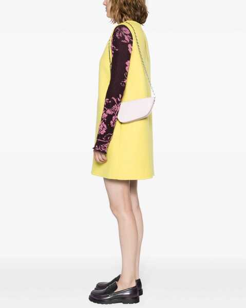 Genti tip postas Burberry Patent Leather Micro Shield Sling Bag With Chain Shoulder St Pink Femei (BM 18086875) 2