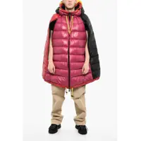 Geci de iarna DSQUARED2 pentru Barbati - Geci de iarna DSQUARED2 Down Jacket Cape With Logo Print Pink Barbati (BM 18086893) - B-mall.ro