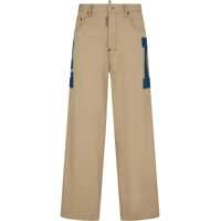 Pantaloni casual Twill Cotton 5 Pockets With Denim Detail Barbati