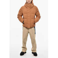 Geci de iarna DSQUARED2 pentru Barbati - Geci de iarna DSQUARED2 Quilted Hooded Duck Down Orange Barbati (BM 18087034) - B-mall.ro