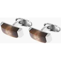 Butoni Brass Cufflinks With Horn Detail Barbati