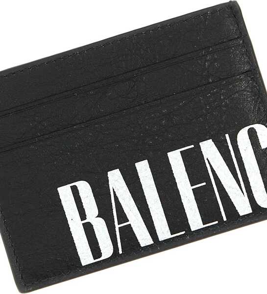 Portofele Balenciaga Leather Card Holder BLACK Barbati (BM 18087274) 3