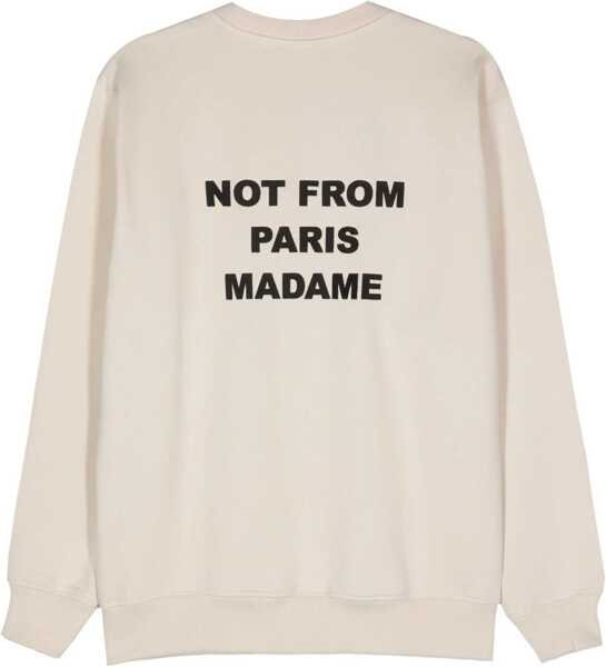 Bluze de trening DRLE DE MONSIEUR Slogan Sweatshirt IVORY Barbati (BM 18087598) 2