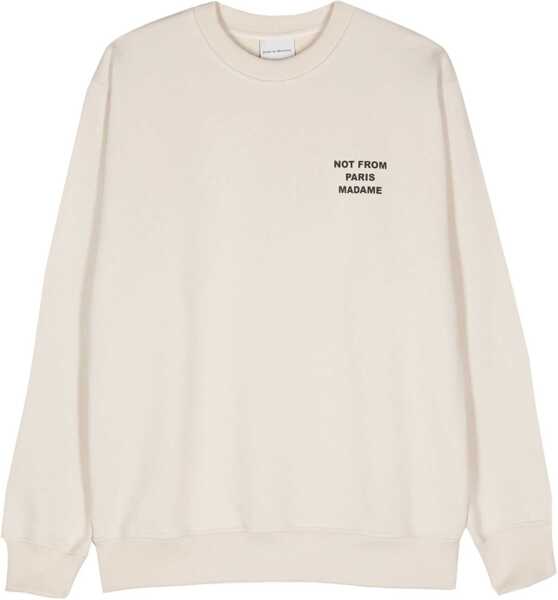 Bluze de trening DRLE DE MONSIEUR Slogan Sweatshirt IVORY Barbati (BM 18087598) 1