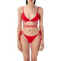 Costume de baie The Attico Laces Bikini Femei