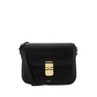 Genti de umar A.P.C. Grace Leather Crossbody Bag Femei