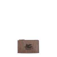 Portofele Etro Logo Print Flat Pouch Femei