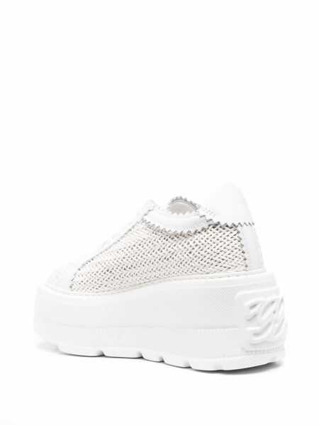 Sneakers Casadei Casadei Hanoi Platform Sneakers WHITE Femei (BM 18090234) 3