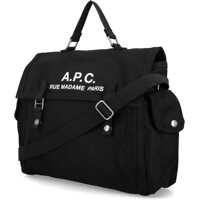 Borsete pentru Barbati - Borsete A.P.C. Shoulder Bag With Logo BLACK Barbati (BM 18090397) - B-mall.ro