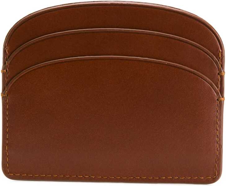Portofele A.P.C. Demi Lune Card Holder BUFF Femei (BM 18090400) 2