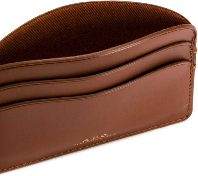 Portofele A.P.C. Demi Lune Card Holder BUFF Femei (BM 18090400) 3