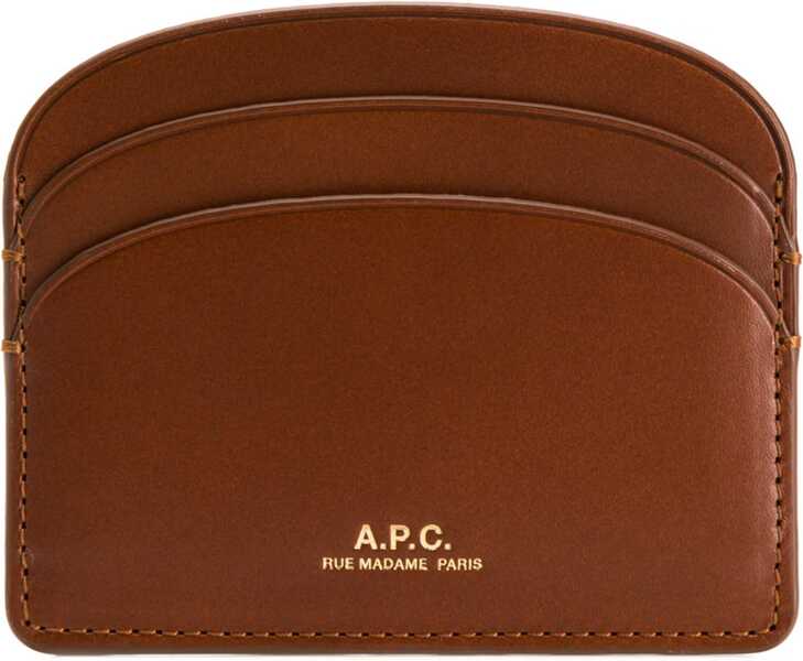 Portofele A.P.C. Demi Lune Card Holder BUFF Femei (BM 18090400) 1