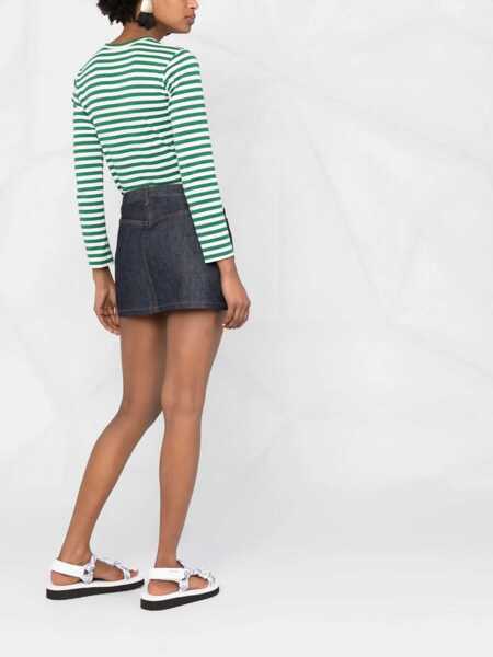 Fuste casual A.P.C. Mini Skirt DENIM Femei (BM 18090415) 4