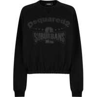 Bluze de trening Cotton Crew-Neck Sweatshirt With Drawstring Femei
