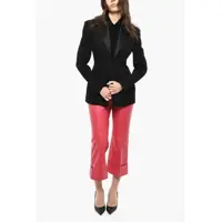 Imbracaminte Dama pagina 393 - Sacouri DSQUARED2 Virgin Wool 1 Buttons Blazer With Silk Details Black Femei (BM 18090478) - B-mall.ro