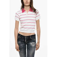 Tricouri Polo Two-Tone Striped Polo Femei