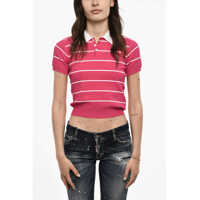 Tricouri Polo Two-Tone Striped Polo Femei