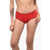 DSQUARED2 Nylon Bikini Bottom With Gothic Print Red