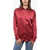 DSQUARED2 Satin Long Sleeved Shirt With Rhinestoned Logo Pink