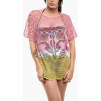 Costume de baie intregi Gradient Effect Openwork Beach Cover-Up Dress Femei