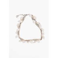 Pulovere Choker Necklace Embellished With Shells And Rhinestones Femei