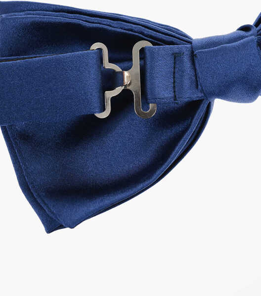 Papioane CORNELIANI Solid Color Silk Bow Tie Blue Barbati (BM 18090820) 3