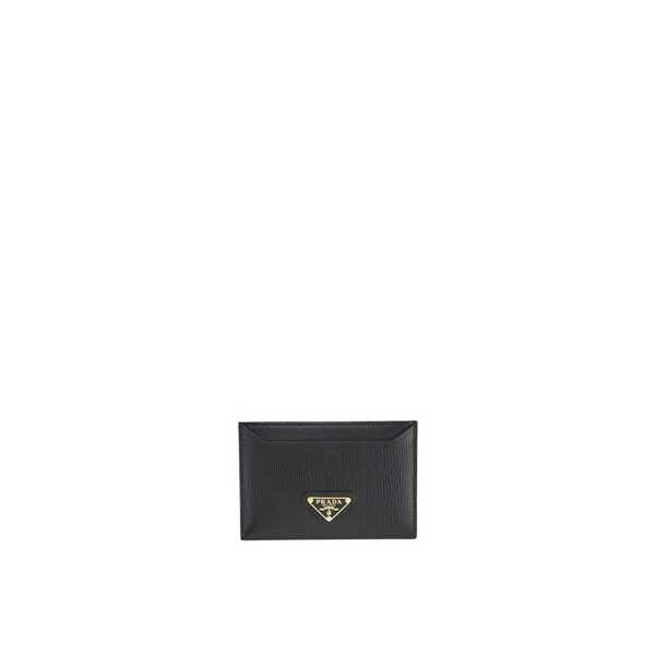 Portofele Prada Prada Leather Cad Holder Black Femei (BM 18090912) 1